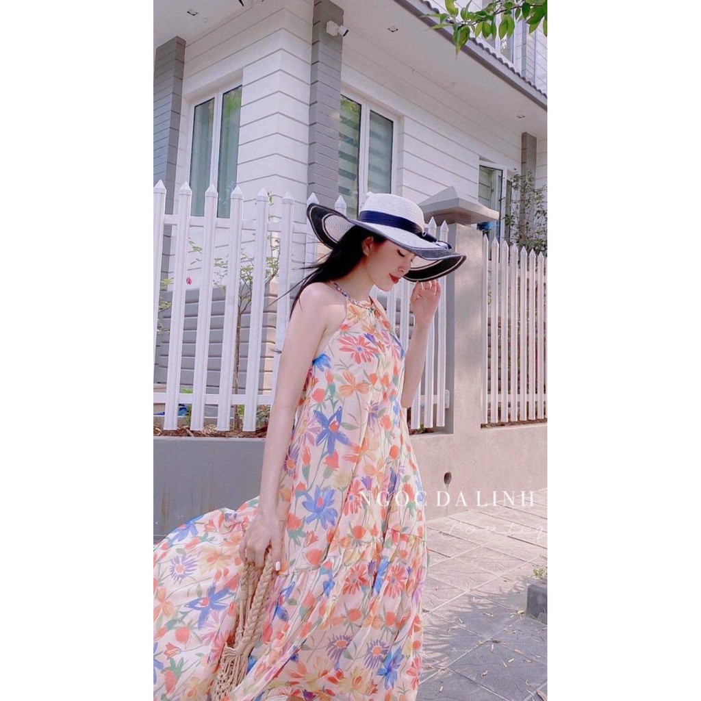 Váy yếm hoa hồng hàng may 2 lớp 120K,💖FREESHIP💖,phong cách bánh bèo hàn quốc | BigBuy360 - bigbuy360.vn