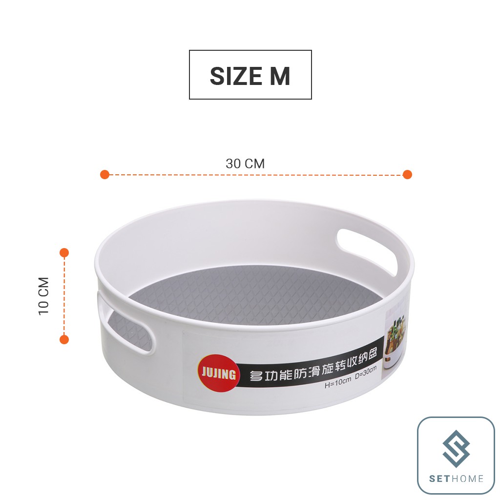 Khay Gia Vị Xoay 360 Độ 🎀SETHOME 🎀 Khay Xoay Đa Năng Để Gia Vị, Đồ Mỹ Phẩm | BigBuy360 - bigbuy360.vn