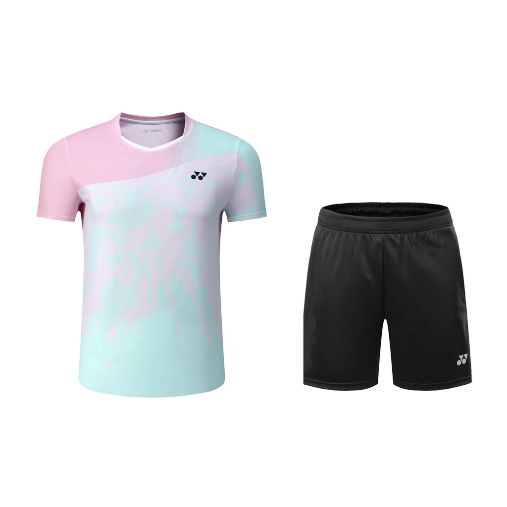 Bộ Quần Áo Thể Thao Cầu Lông Yonex Tay Ngắn Thiết Kế Trẻ Trung Năng Động Phong Cách 2022 Cho Nam Và Nữ