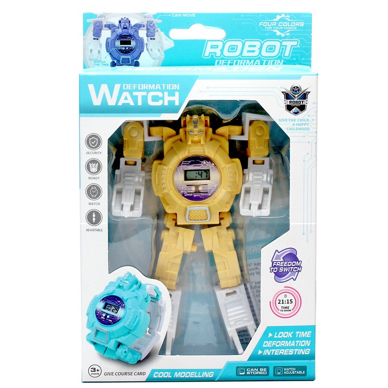 Đồng hồ đeo tay robot biến hình cho bé trai và bé gái | BigBuy360 - bigbuy360.vn