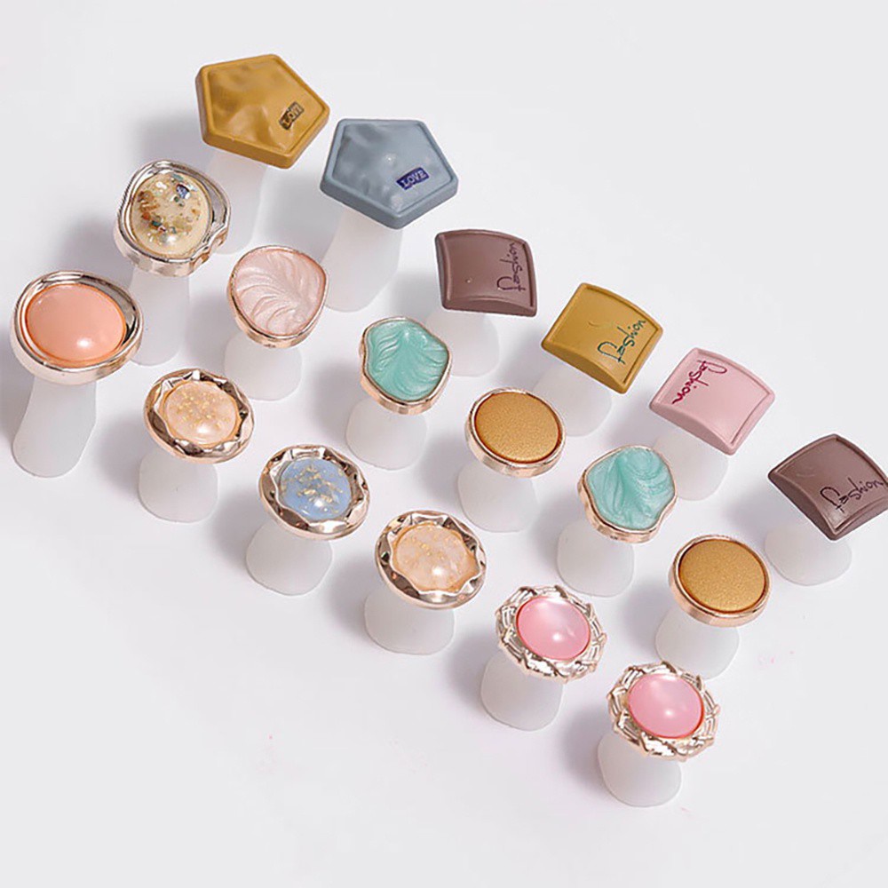 [Hàng mới về] Dụng cụ silicon mềm tách ngón chân hình hoa đính ngọc trai tái sử dụng