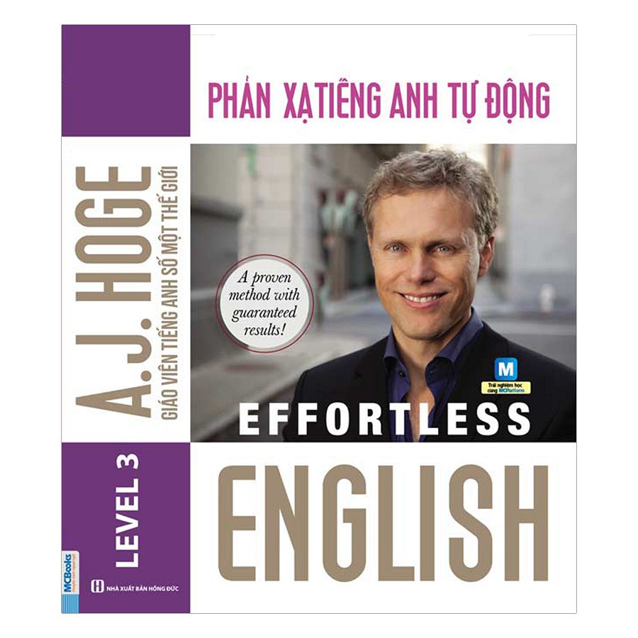 Sách - Combo Bộ 4 Cuốn Effortless English - Học Tiếng Anh Như Người Bản Ngữ Cùng Aj Hoge