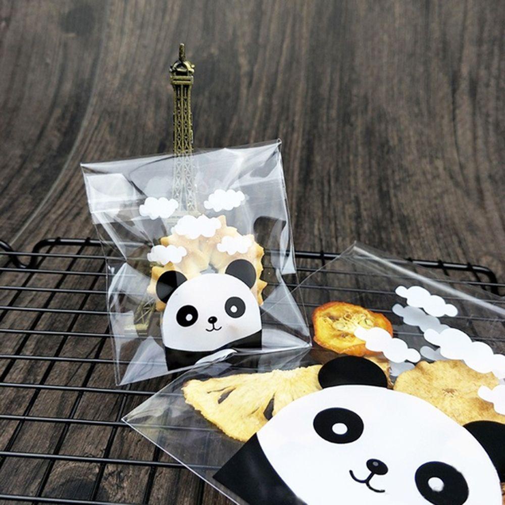 Set 100 Túi Đựng Kẹo Hình Gấu Trúc Mới