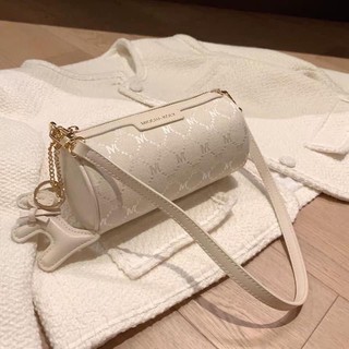 Túi Xách Hình Trụ Màu Trắng Thời Trang Mùa Hè Cho Nữ