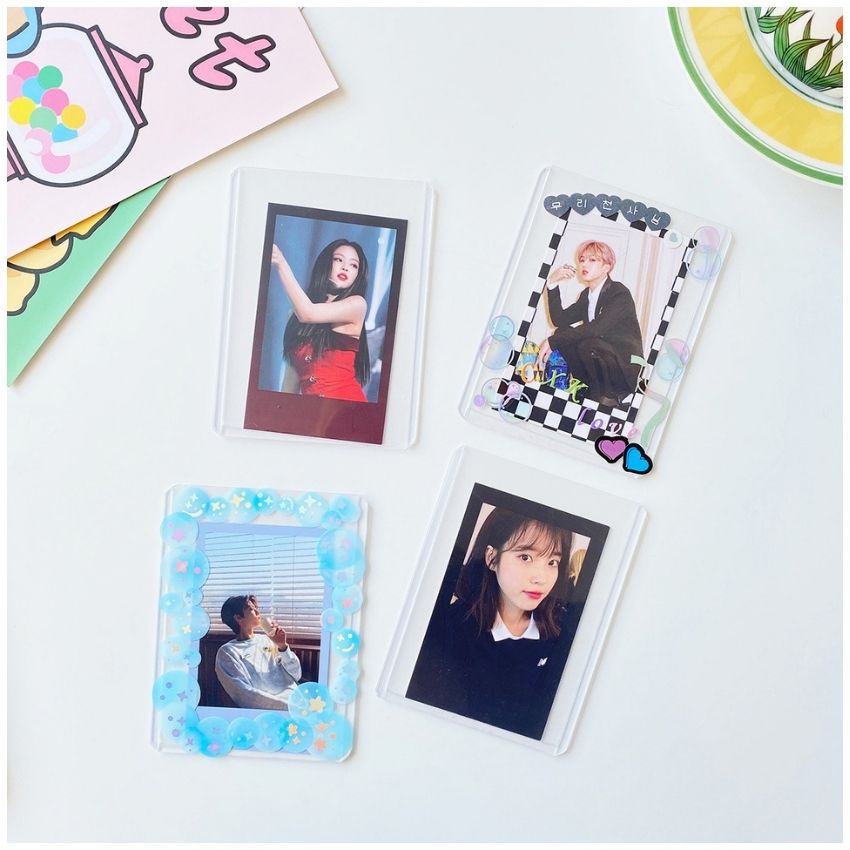 Toploader Buka đựng card Kpop kích thước B8 6.4x9cm đựng card Anime, ảnh idol Kpop