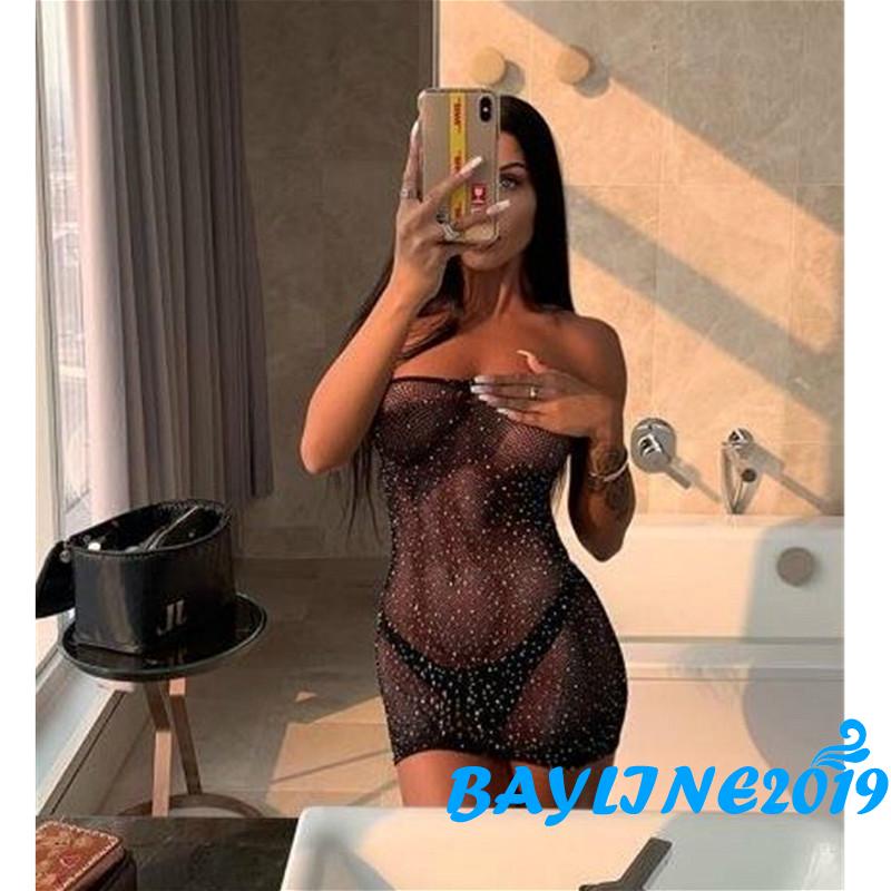 Đồ lót dạng lưới cá hở lưng phong cách gợi cảm thời trang mùa hè cho nữ