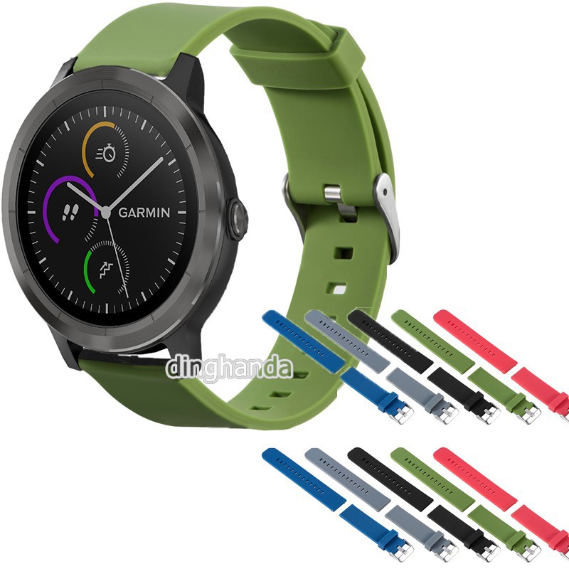 Dây đeo silicon mềm chất lượng cao cho đồng hồ thông minh Garmin Vivoactive 3