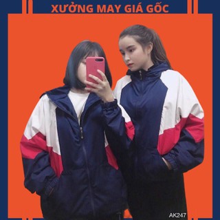 🎆𝐃𝐮̀ 𝟐 𝐋𝐨̛́𝐩🎆 247 Áo Khoác Dù Phối Thân 3 Màu (Kèm Video, Hình Chụp Thật)