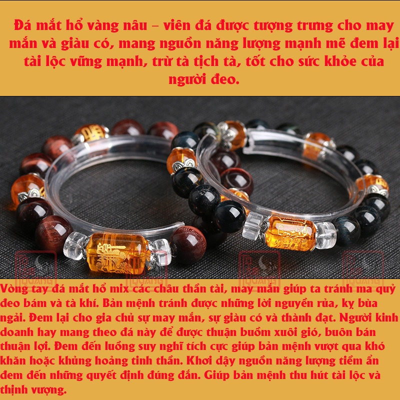 Vòng tay phong thủy thần tài nam nữ đẹp rẻ mang lại may mắn tài lộc giàu có - TÔ TÂM QUANG