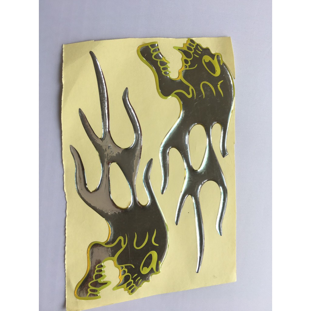 Bộ decal phong cách cá tính độc đáo dán xe máy, oto