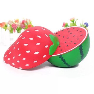 squishy nửa quả dưa hấu - dâu hàng loại 1 khổng lồ siêu mềm siêu thơm