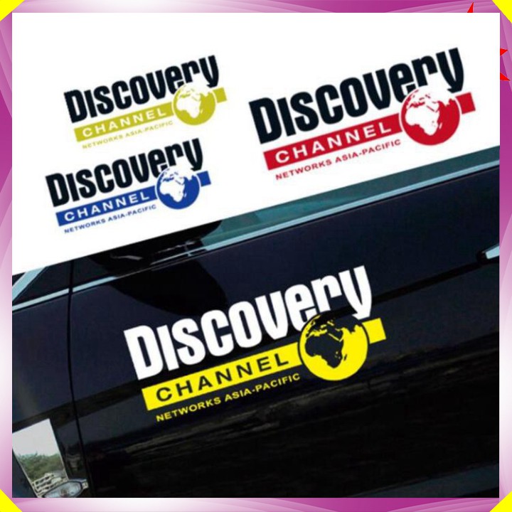 Decal, Tem Dán 3D Ô Tô Chữ DISCOVERY - 5 màu khác nhau - Mã sản phẩm A50201