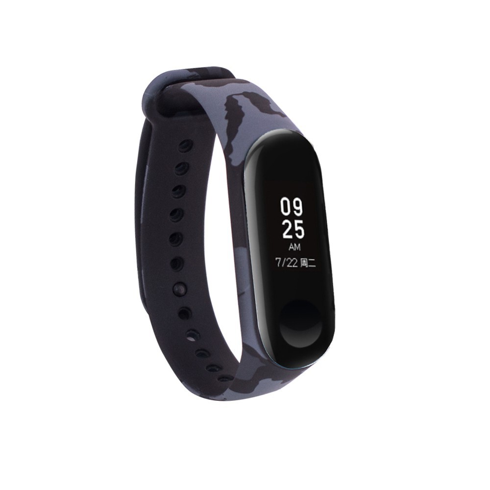 Dây đeo bằng silicon nhiều kiểu họa tiết cho đồng hồ thông minh Xiaomi Mi Band 3 4 MiBand 3 4