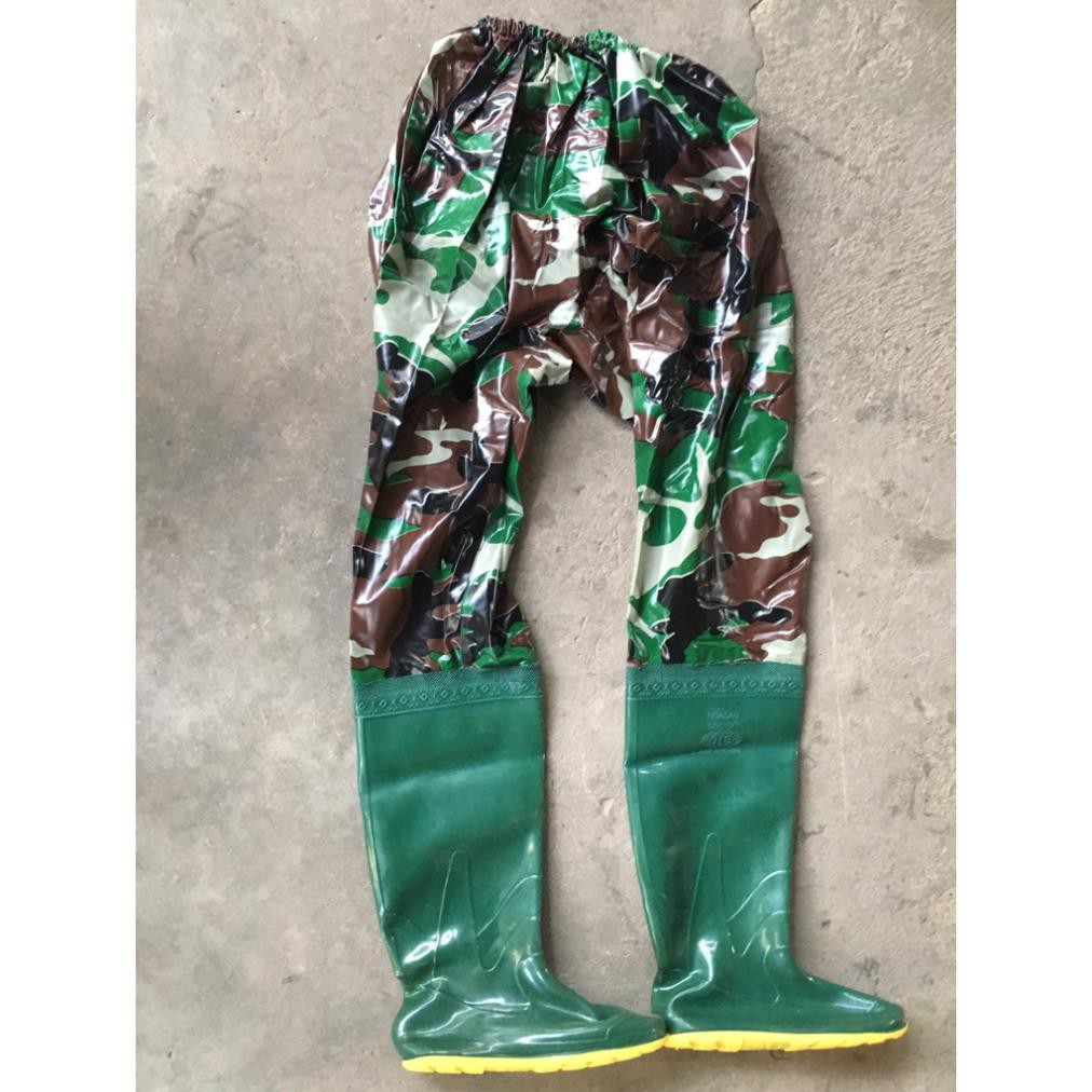 Ủng quần lội nước Hoa San (Rằn ri đế vàng) SIZE 37-42