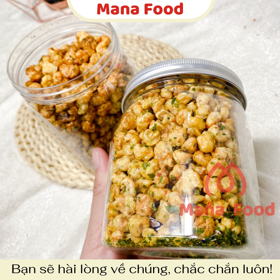 [Hũ vuông] 250G Bắp Sấy Mắm Hành