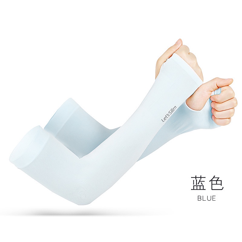 Găng Tay Chống Nắng Bằng Lụa Mát Tiện Dụng Khi Chơi Thể Thao