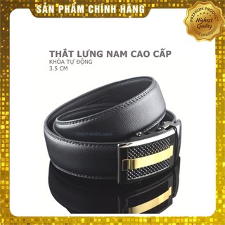 Dây Thắt Lưng Nam Da Bò - Dây Nịt Da Nam Mặt Khóa Inox Nguyên Khối Cao Cấp