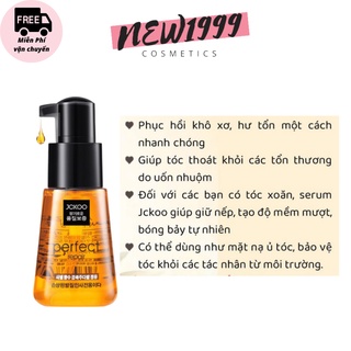 Tinh dầu dưỡng tóc cao cấp dành cho tóc yếu, khô sơ, uốn, nhuộm giúp giữ nếp phục hồi hư tổn