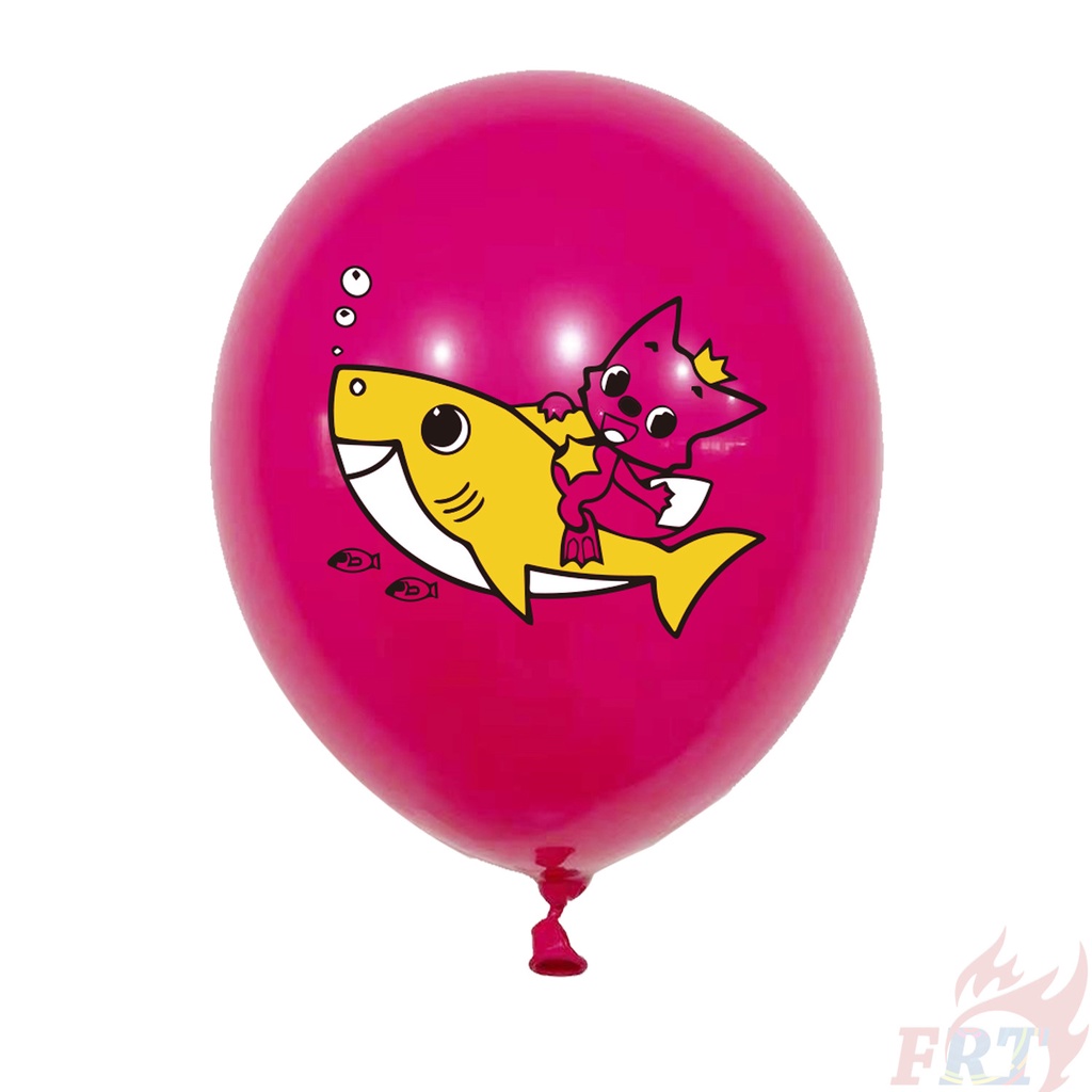 Bong bóng latex 12 inch hình cá mập trang trí tiệc sinh nhật cho trẻ em