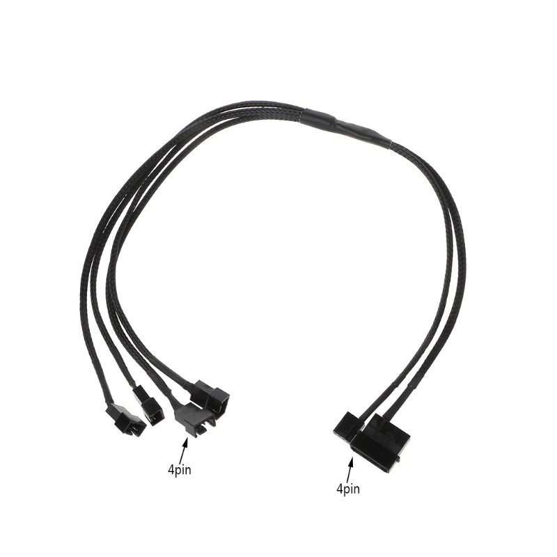 Cáp Chuyển Đổi Nguồn Quạt Tản Nhiệt 1 Sang 4-pin Molex Tx4 Pwm Cpu