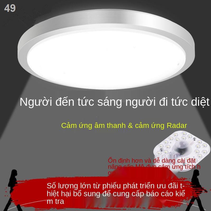 KĐèn LED điều khiển bằng giọng nói ánh sáng lối đi trần kỹ thuật radar âm thanh và thân hồng ngoại cảm biến hành