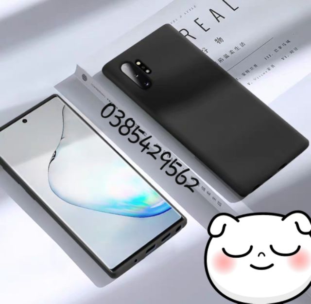 Ốp lưng dẻo màu Samsung Note 10 Plus hiệu KT Desing chống bám bẩn