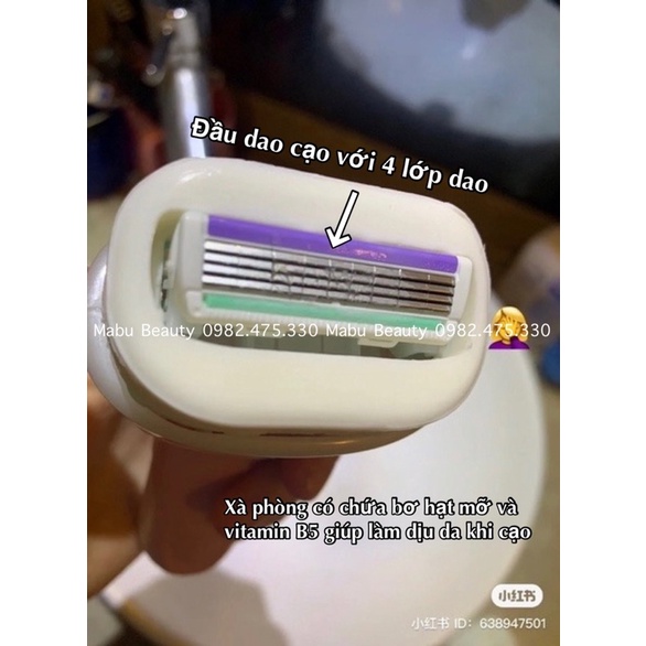Dao cạo lông Schick Intuition - Lưỡi dao xà phòng