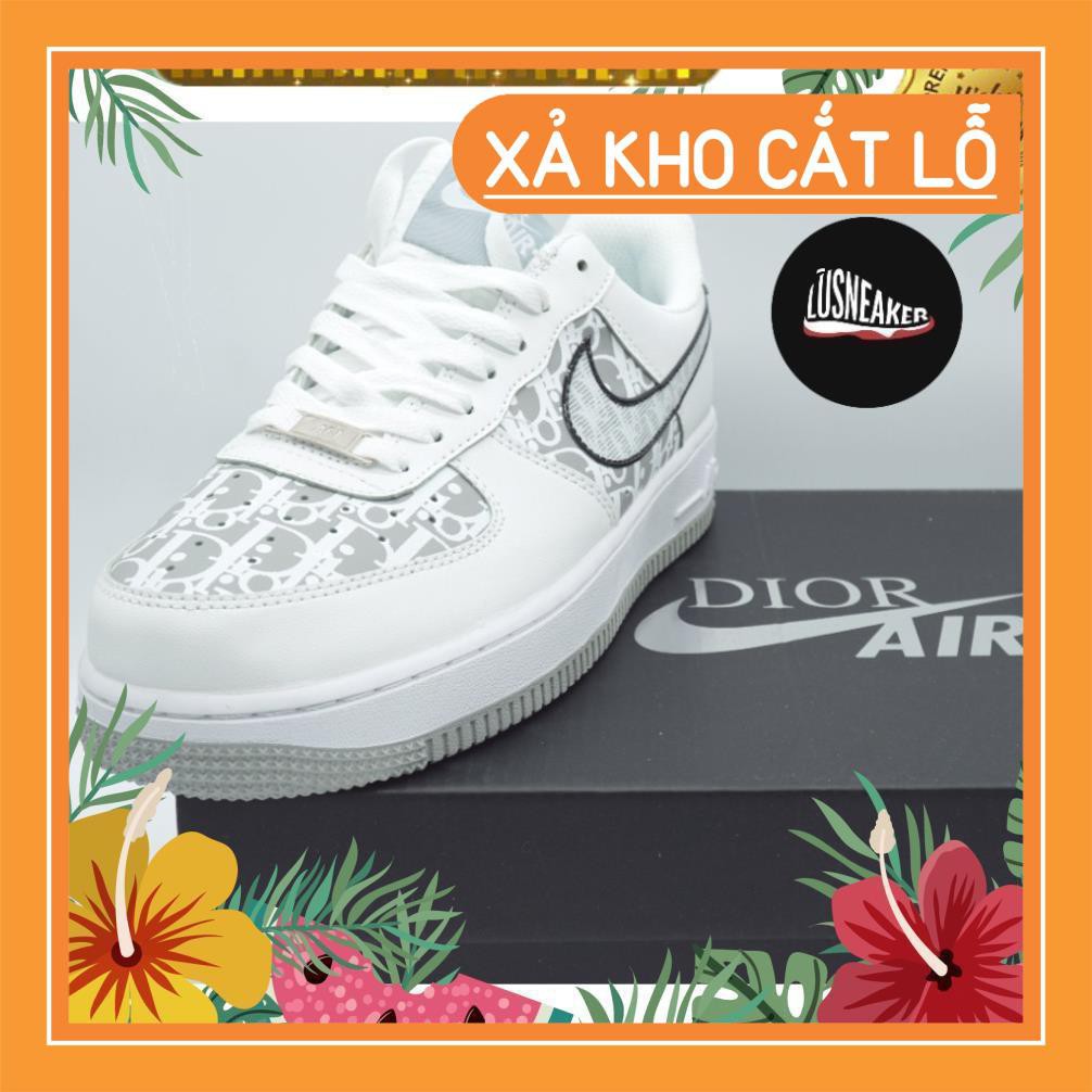 Giày Af1 Dior Trắng 🏆HOT TREND🏆 Sneaker Nam Nữ Đủ Size : 39-43/Giày AIR DlOR cổ thấp | BigBuy360 - bigbuy360.vn