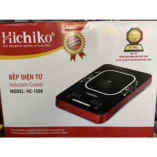 (Mâm đồng 100%) Bếp từ kèm nồi inox 30cm cao cấp Hichiko 1506
