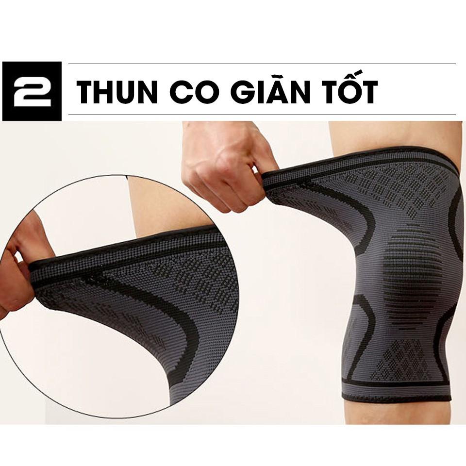 Băng Bảo Vệ Đầu Gối Tập Thể Thao Aolikes Cao Cấp AL7718
