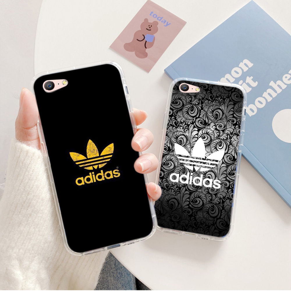 Ốp Điện Thoại Mềm Trong Suốt Hình Logo Adidas 6c Cho Oppo A12 A12e A1k A37 Neo 9 A39 A57 A3s A5 2018 A5 A9 2020 A52 A53 A72 A92