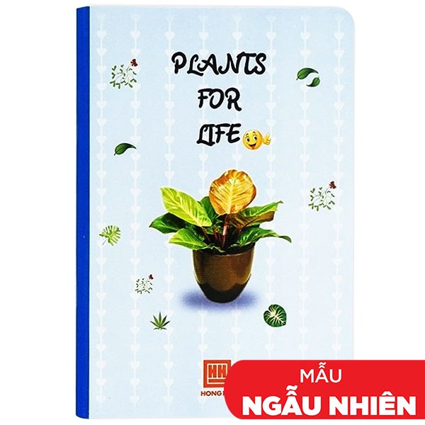 Vở Plants For Life - Kẻ Ngang 200 Trang - Hồng Hà 1417 (Mẫu Màu Giao Ngẫu Nhiên)