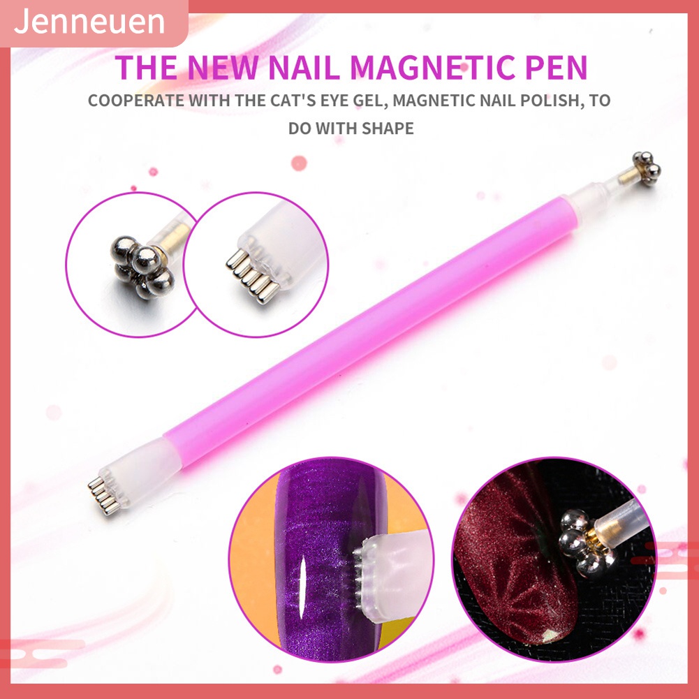 Bút Trang Trí Móng Tay Nghệ Thuật Hai Đầu Từ Tính 3D DIY