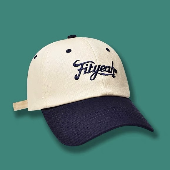 Mũ lưỡi trai MG STUDIO thêu chữ phối màu sắc thời trang cho nam và nữ