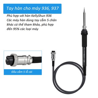 Tay hàn KellyShun 936 đầu cắm 5 chân