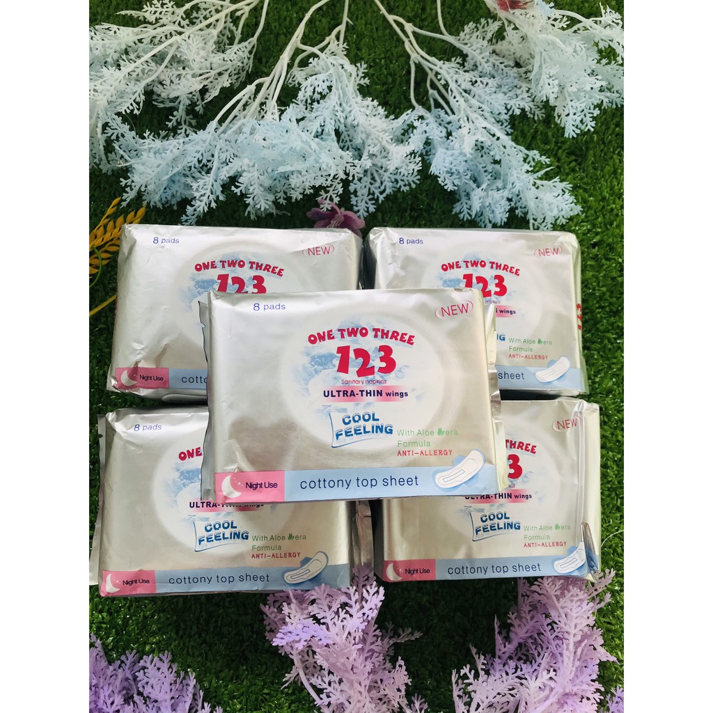 Băng vệ sinh ONE TWO THREE 123 ban đêm