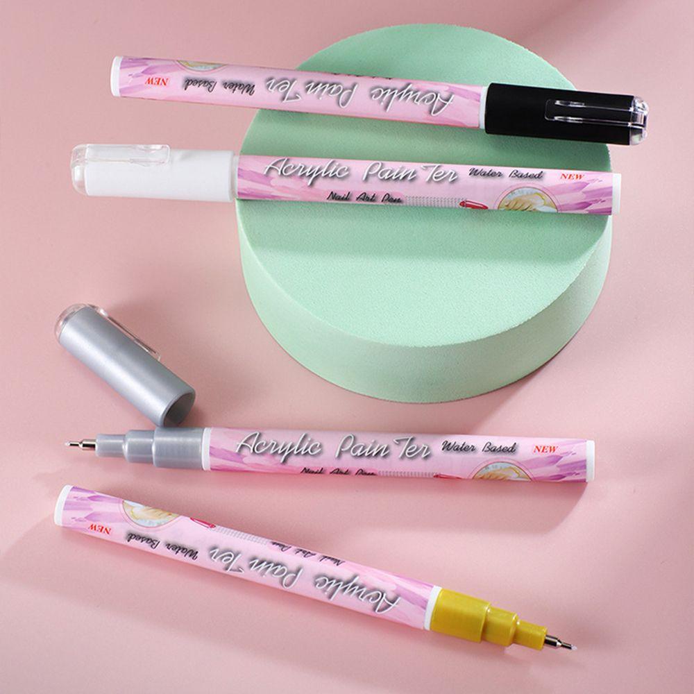 OCEANMAP 1 Cọ Vẽ Trang Trí Móng Tay Nghệ Thuật DIY Nhanh Khô Lâu Trôi