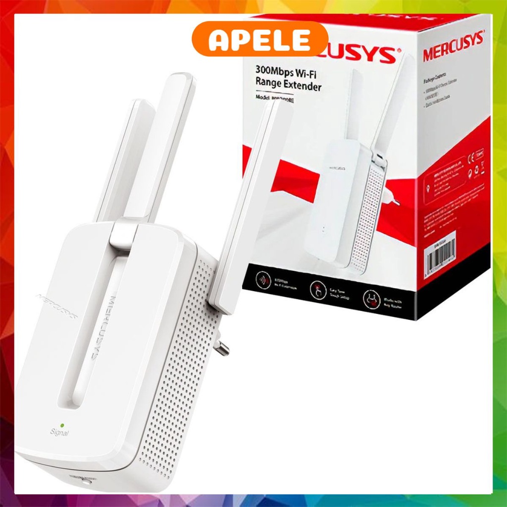 Bộ kích sóng wifi Totolink EX200 Mecusys 3 râu hàng chính hãng giá rẻ bảo hành 24 tháng APELE