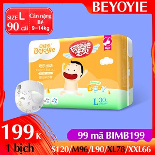 [GIÁ CỰC SỐC] Bỉm BEJOYIE nội địa Trung Quốc quần/dán size  S120/M96/L90/XL78/XXL66