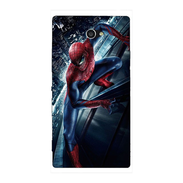 Ốp Lưng Silicone Tpu Mềm Hình Siêu Anh Hùng Marvel Cho Sony Xperia M2 D2303 S50H D2305 D2306