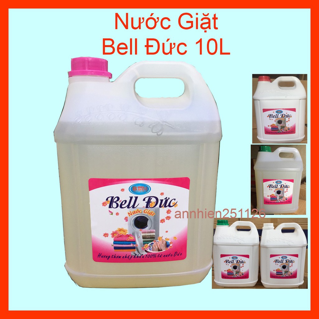 Hàng Nội Địa Đức_Nước Giặt Xả Bell Đức 10kg_ Siêu Tiết Kiệm