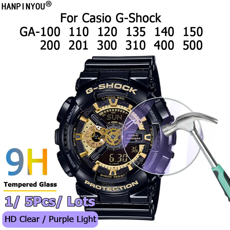 Kính Cường Lực Cho Đồng Hồ Casio G-Shock Ga-100 Ga-110 Ga-120 Ga-140 Ga-150 Ga-200 Ga-201 Ga-300 Ga-400 Ga-500 Ga-310