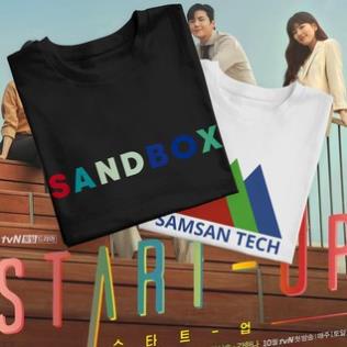 Sale Áo thun KDrama Startup Korean Drama Start-Up Samsan tech sandbox unisex siêu hot