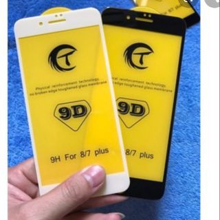 Kính Cường Lực Full Màn 9D dành cho iphone 7 plus/8 plus