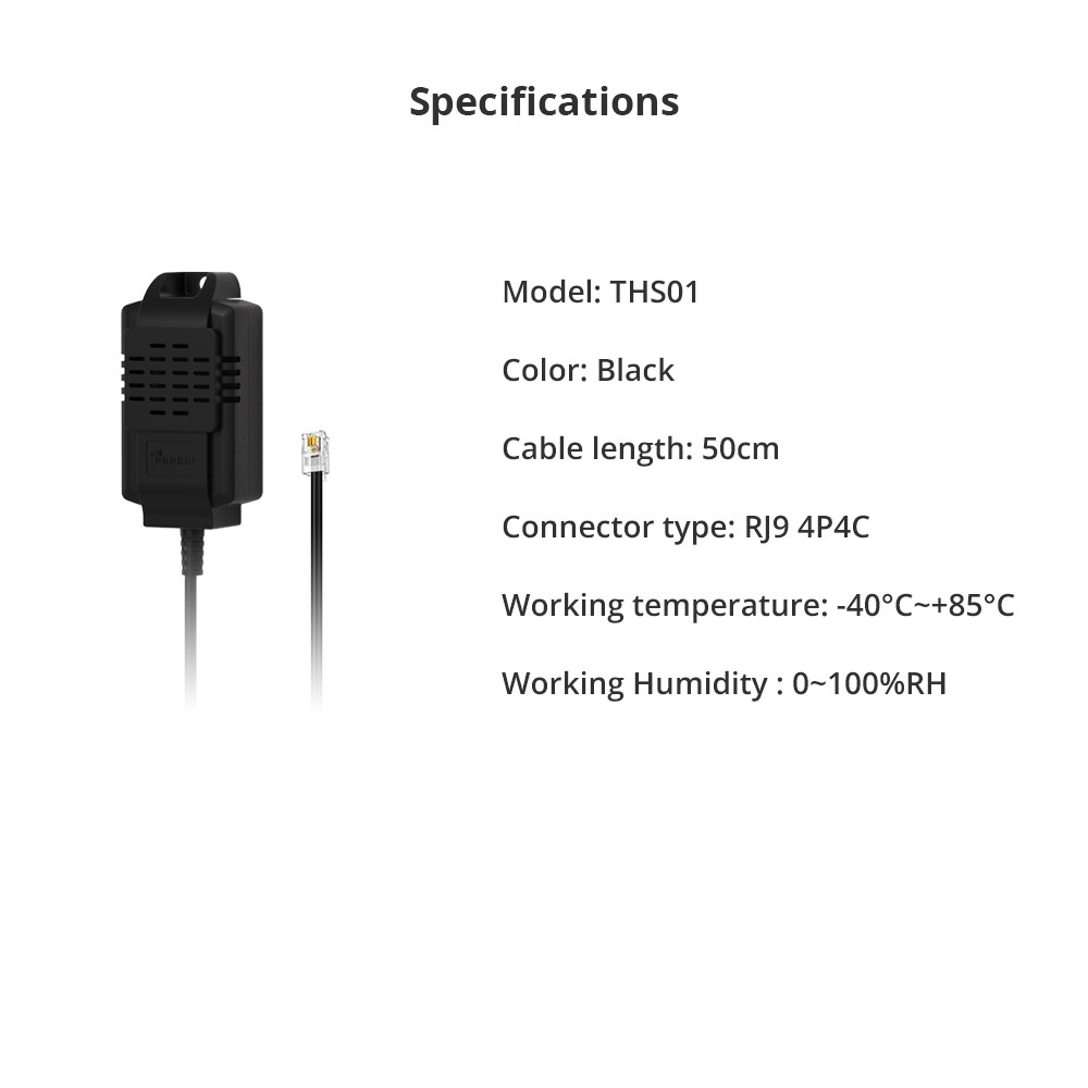 Cảm biến nhiệt độ và độ ẩm Sonoff THS01 không thấm nước cao cấp