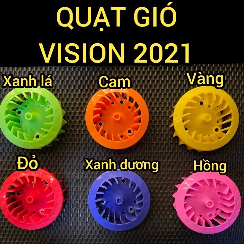 Cánh Quạt Gió &amp; Che Két Nước VISION 2021-2023 Đủ Màu