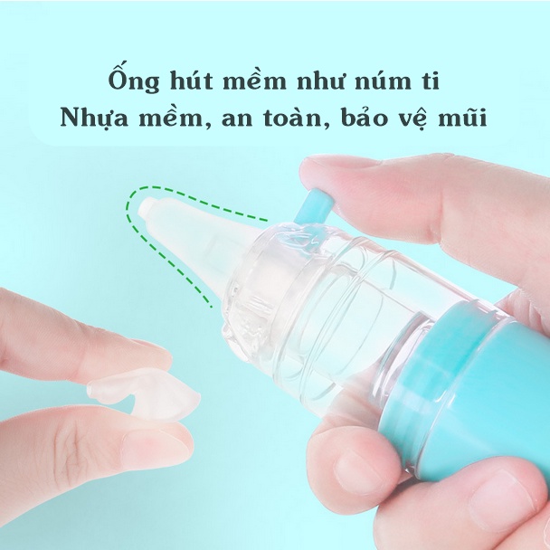 Dụng cụ hút mũi cầm tay CENBEI - hút mũi cầm tay 3 chế độ bấm hút dễ dàng