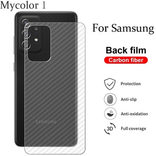 Miếng dán sợi carbon bảo vệ mặt sau chống xước cho Samsung ss Galaxy A73 A54 A53 A34 A33 A23 A14 A13 A04E A04 A04s A03 4G 5G 2023