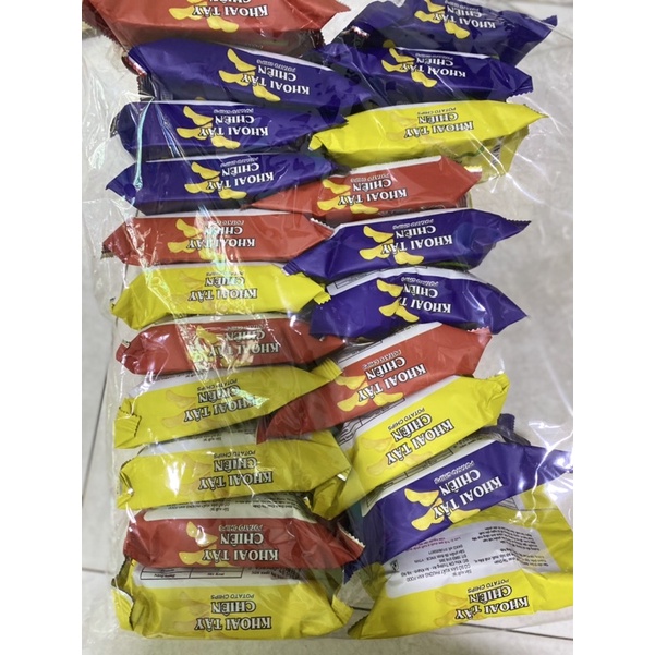 COMBO 30 GÓI BÁNH SNACK KHOAI TÂY CHIÊN VELVA FOOD