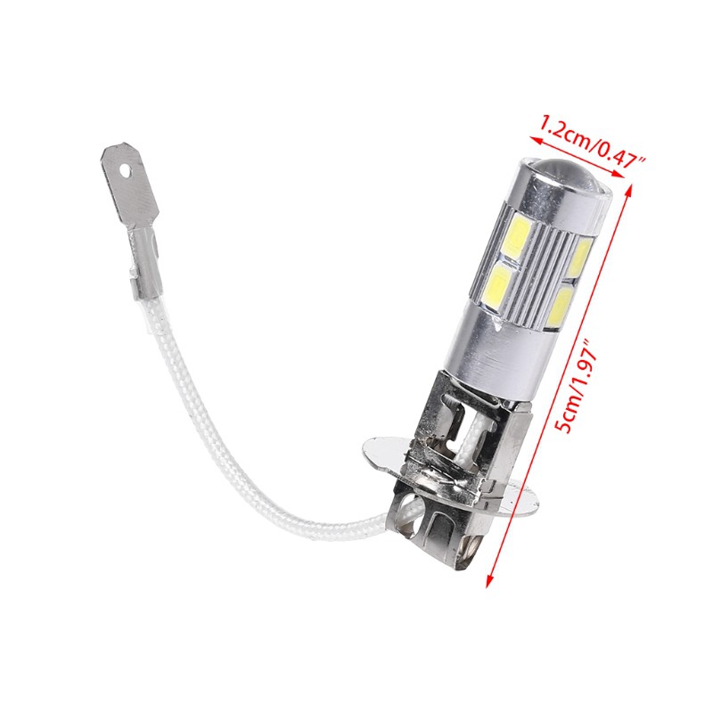 Đèn LED sương mù chống sương mù H3 10 LED 5630 SMD cho xe hơi
